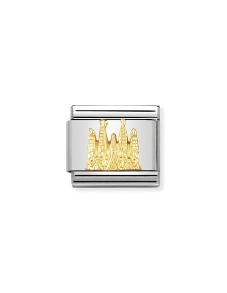 SAGRADA FAMILIA ACERO Y ORO DE 18K