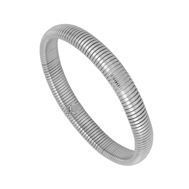 Pulsera Esclava de Acero  Elástica