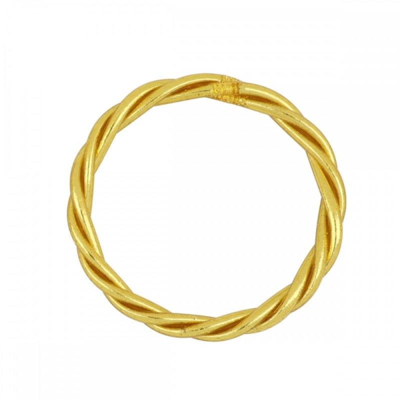 Pulsera Budista Tibetana de Pan de Oro y Mantras para suerte y riqueza