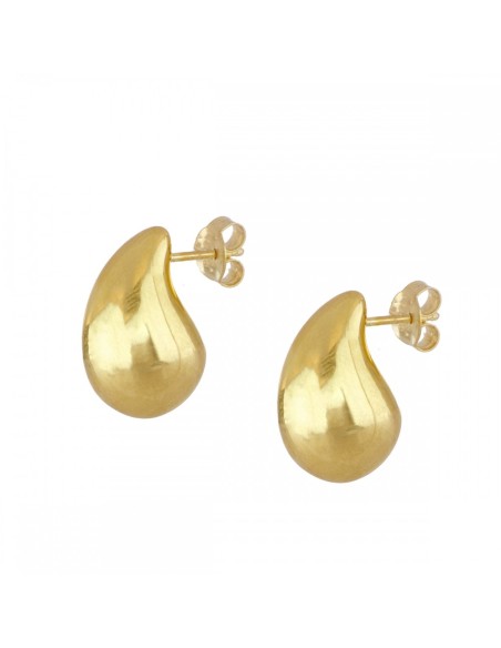 PENDIENTES GOTA DE LÁGRIMA EN PLATA 925 BAÑO ORO 18K