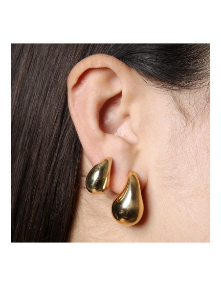 copy of PENDIENTES GOTA DE LÁGRIMA EN PLATA 925 BAÑO ORO 18K