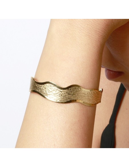 copy of PULSERA ESCLAVA DALILA DE ACERO DORADO
