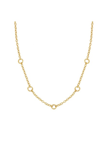 COLLAR PERSONALIZABLE CHARM DREAMS EN PLATA BAÑADA EN ORO 18K