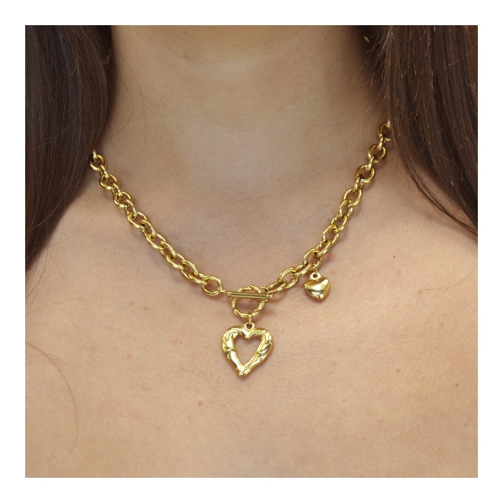 COLLAR DOLCE CUORE EN ACERO