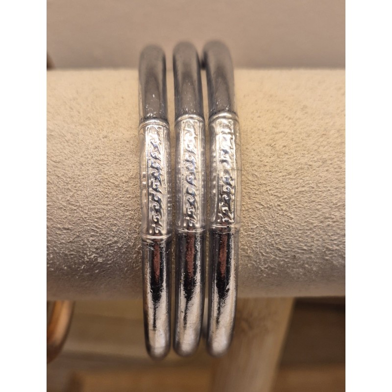 Pack 3 Pulseras Budistas Tibetana de Pan de Oro y Mantras
