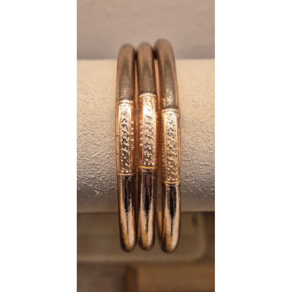 Pack 3 Pulseras Budistas Tibetana de Pan de Oro y Mantras