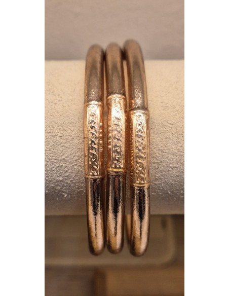 Pack 3 Pulseras Budistas Tibetana de Pan de Oro y Mantras