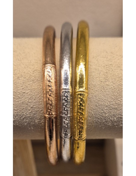 Pack 3 Pulseras Budistas Tibetana de Pan de Oro y Mantras