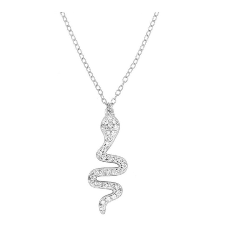 GARGANTILLA SERPIENTE DE LUXE DE PLATA DE LEY
