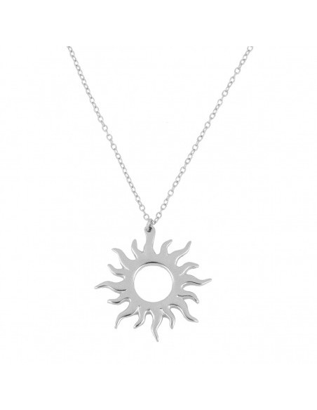 COLLAR "SOL RADIANTE" DE PLATA DE LEY RODIADA
