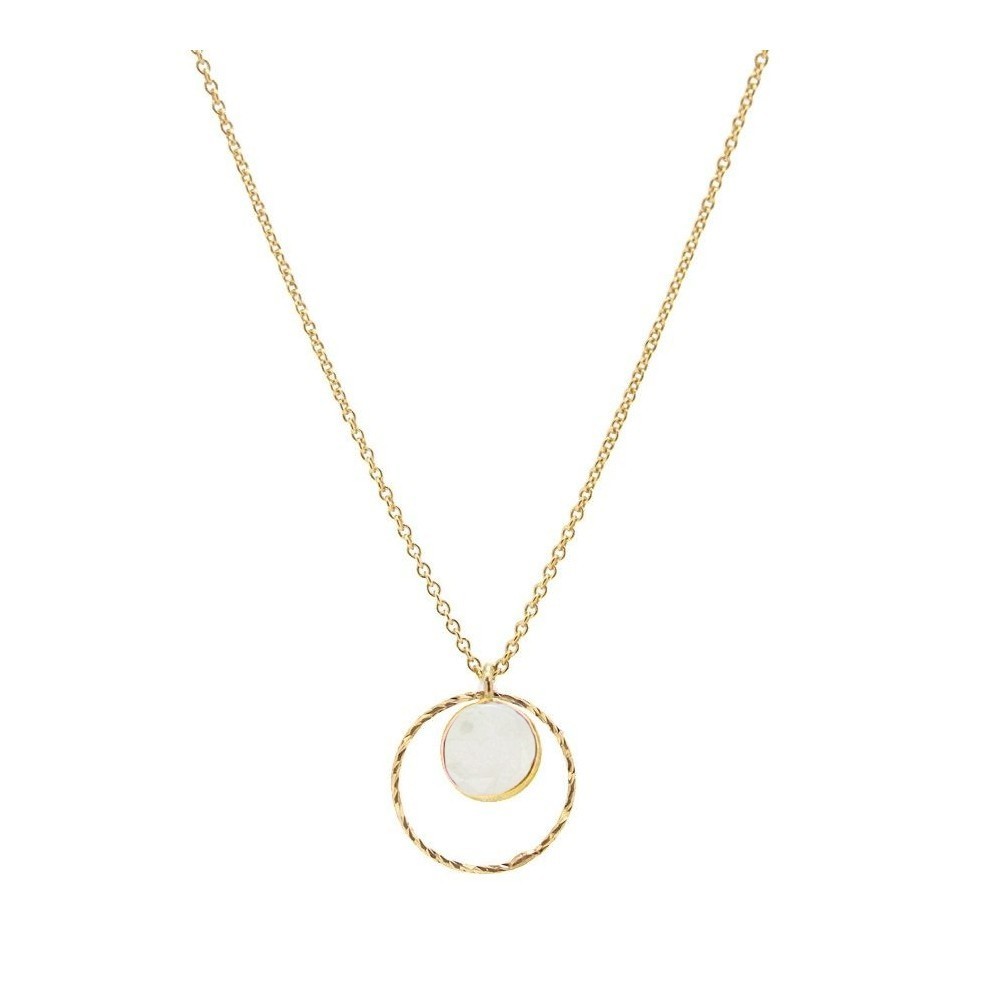 copy of copy of copy of copy of COLLAR DE PLATA BAÑADA EN ORO CON PIEDRA NATUAL