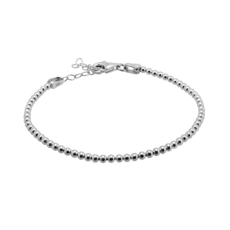 PULSERA TOTAL BOLITAS 2MM PLATA 925 RH