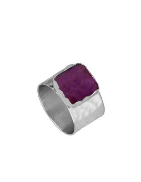 copy of copy of copy of copy of ANILLO "CAPRI" DE PLATA 925  BAÑADA EN ORO CON PIEDRA AMAZONITA