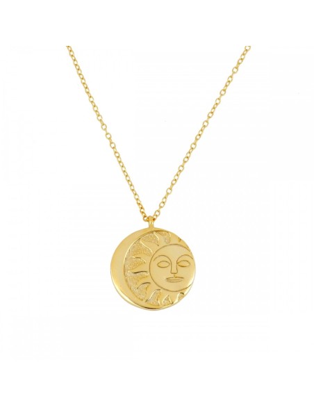 COLLAR "ECLIPSE" DE PLATA 925 BAÑADA EN ORO