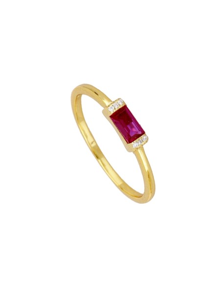 copy of ANILLO "JULIA" DE PLATA  925 BAÑADA EN ORO