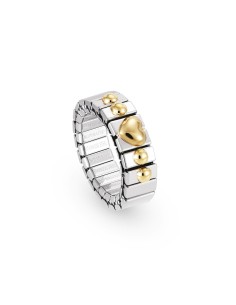 Stretch Ring Gold Points and Heart