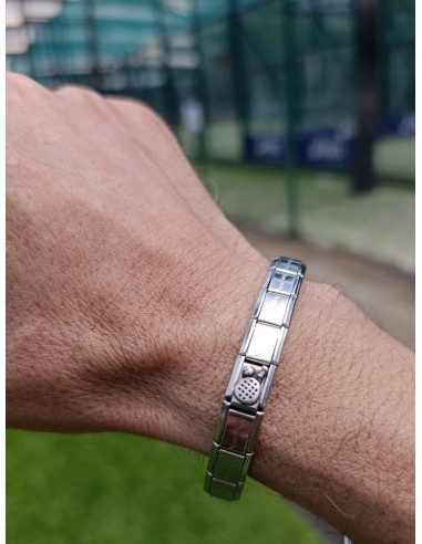 Padel Racket and Ball Silver